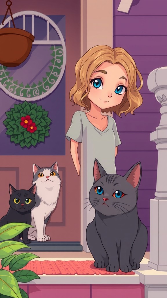 The Old Lady and the Stray Cat