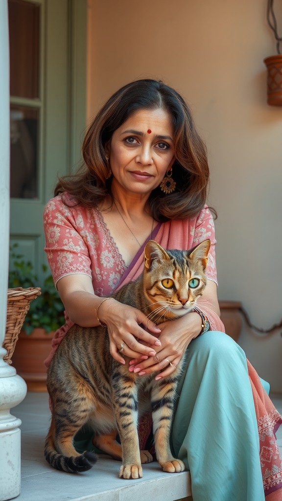 The Old Lady and the Stray Cat