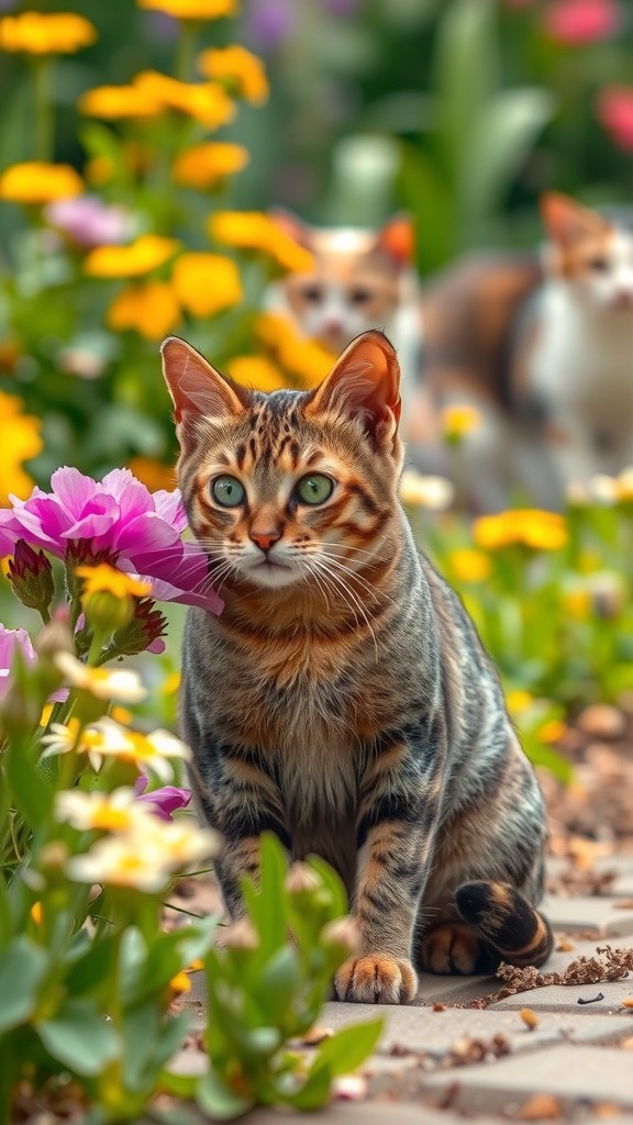 A New Friendship: The Stray Cat's Kittens