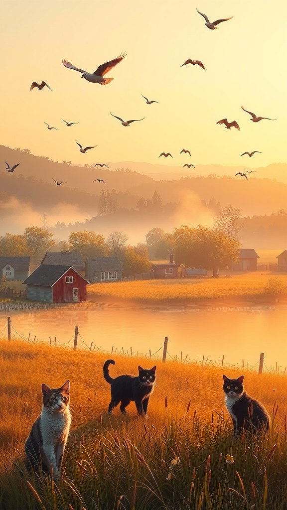 Miko the Heroic Cat of the Village