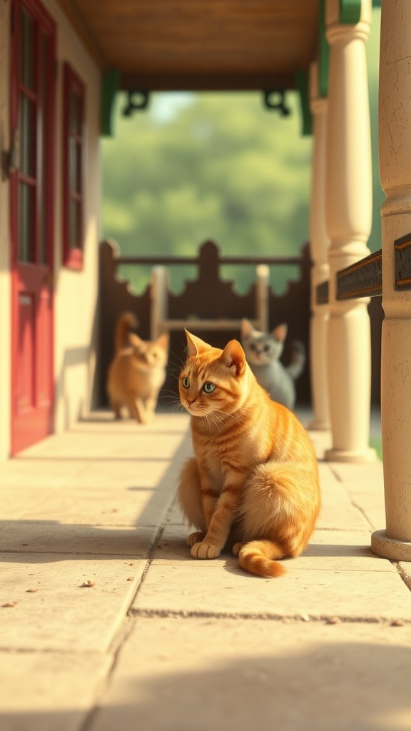 A Stray Cat's New Home