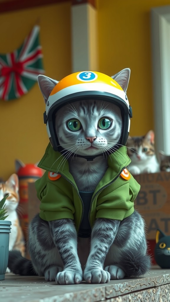 Kucing Ojek yang Menunggu Penumpang