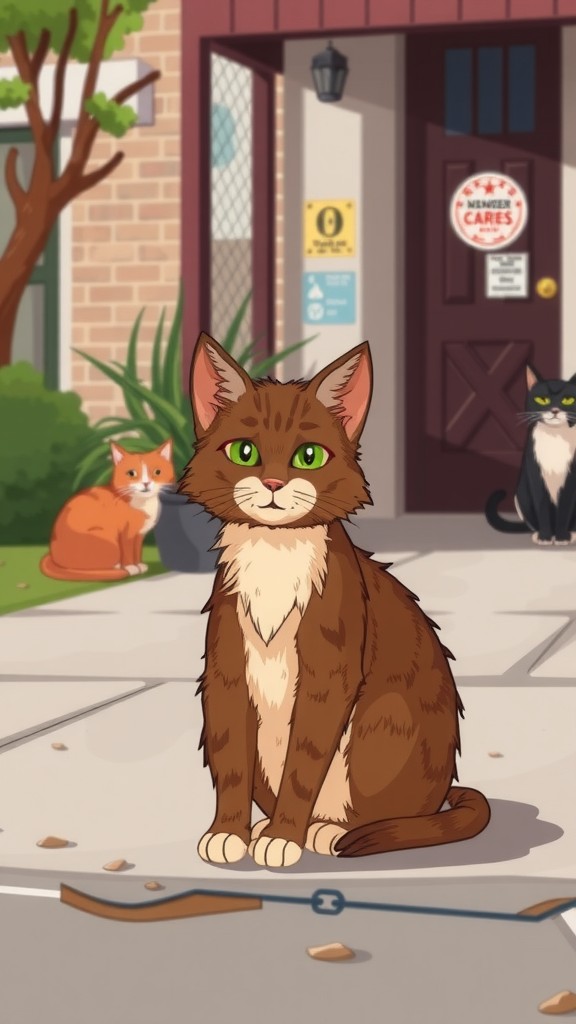 The Old Lady and the Stray Cat