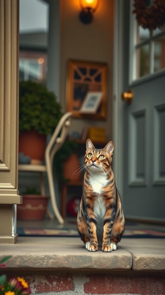 The Stray Cat and the Kind Old Lady