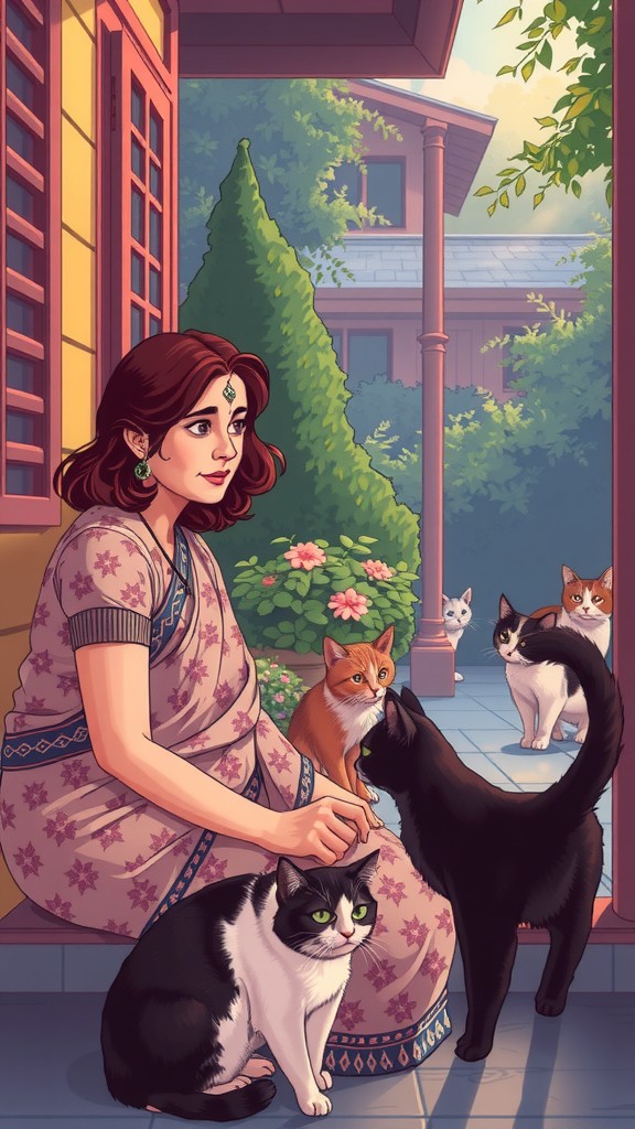Kejutan Persahabatan: Kucing Liar dan Wanita Tua