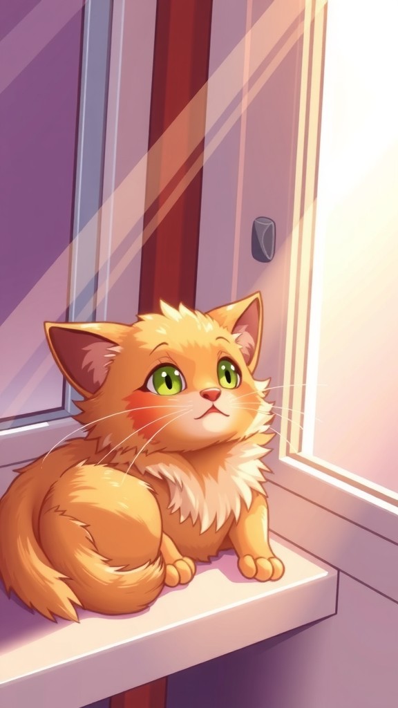Oyen the Orange Cat: Mischief and Misfortune