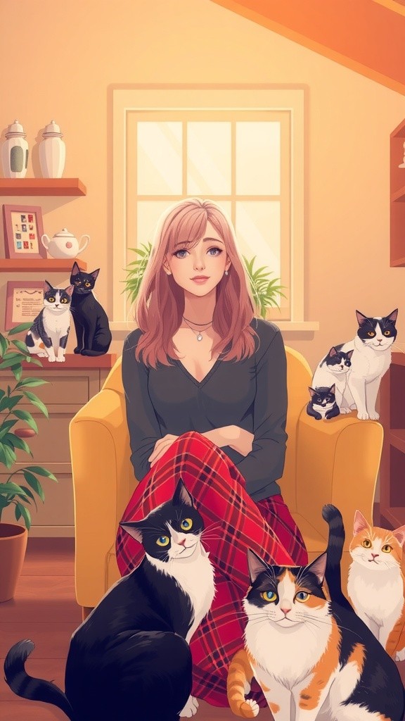 The Cat and the Kind Old Lady