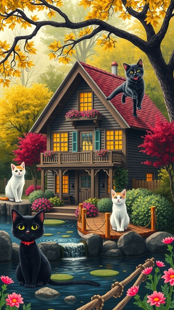 A New Friendship: The Old Lady and the Stray Cat
