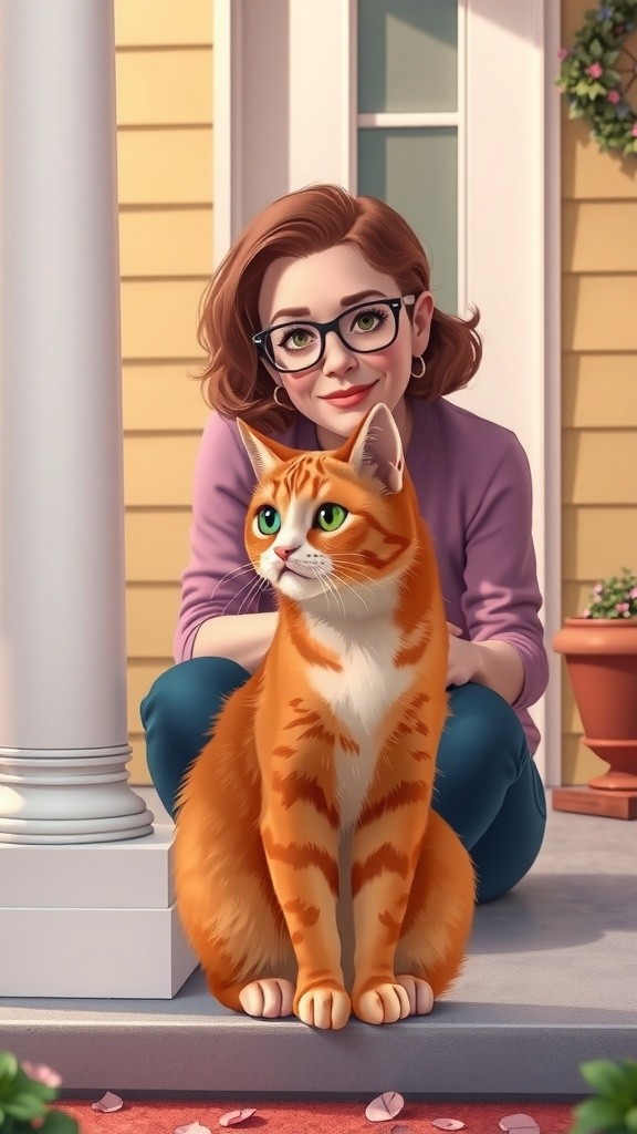 An Unexpected Friendship: The Stray Cat and the Old Lady
