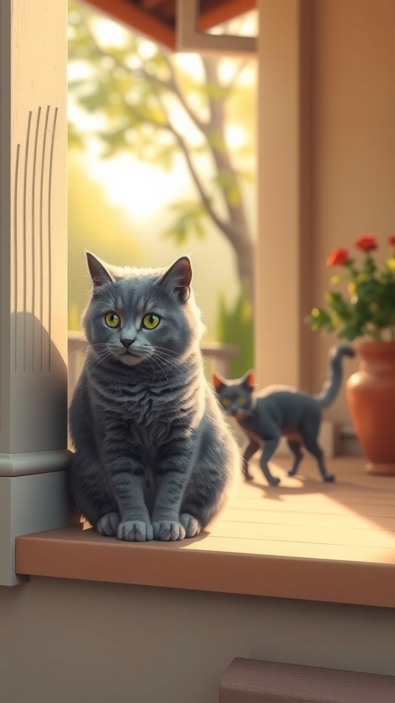 The Old Lady and the Stray Cat
