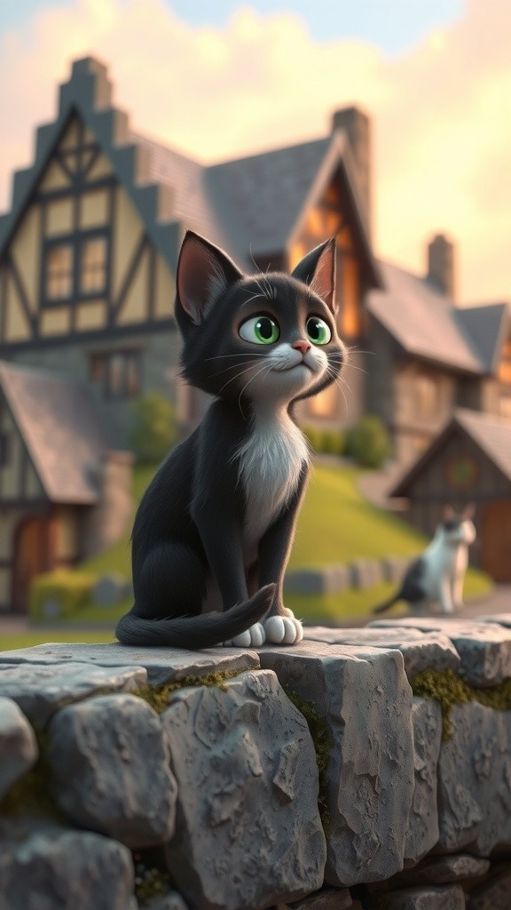 A Stray Cat's New Home