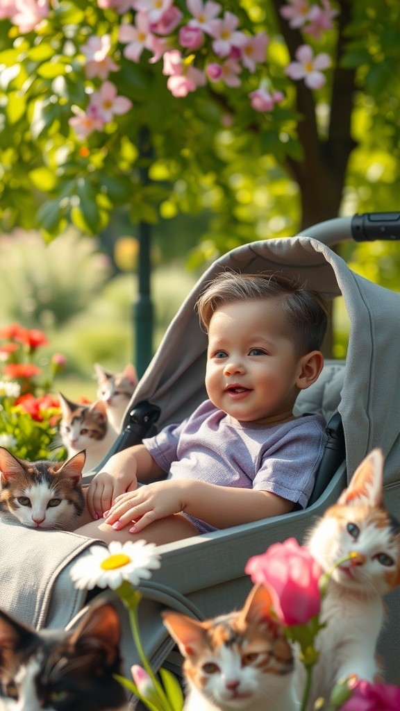 Cat Protects Baby from Dog!