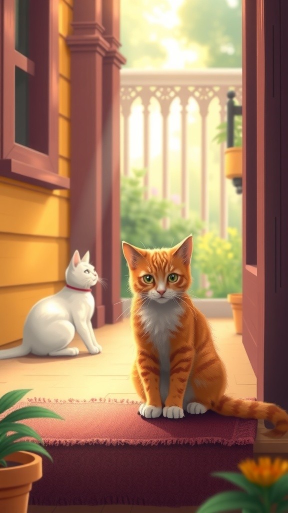 A Stray Cat's New Home