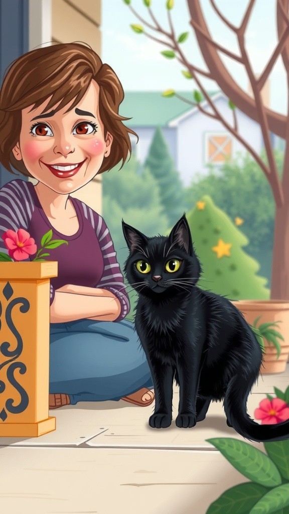The Stray Cat and the Old Lady