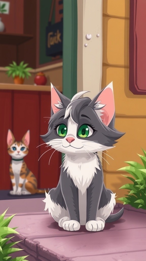 Agnes and the Scruffy Cat