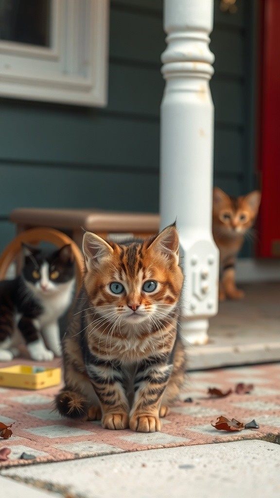 Unexpected Feline Friends: The Stray Cat and the Old Lady