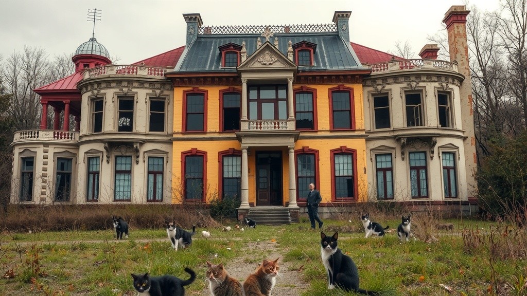 Whispers in the Abandoned Mansion: The Legend of Malicia the Cat Lady