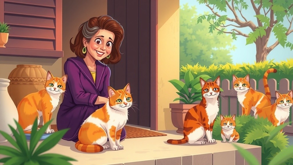 From Stray to Family: A Feline Friendship