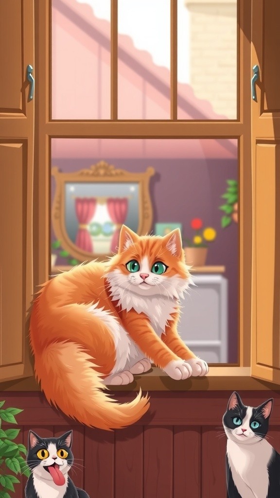 The Cat's Tea Time