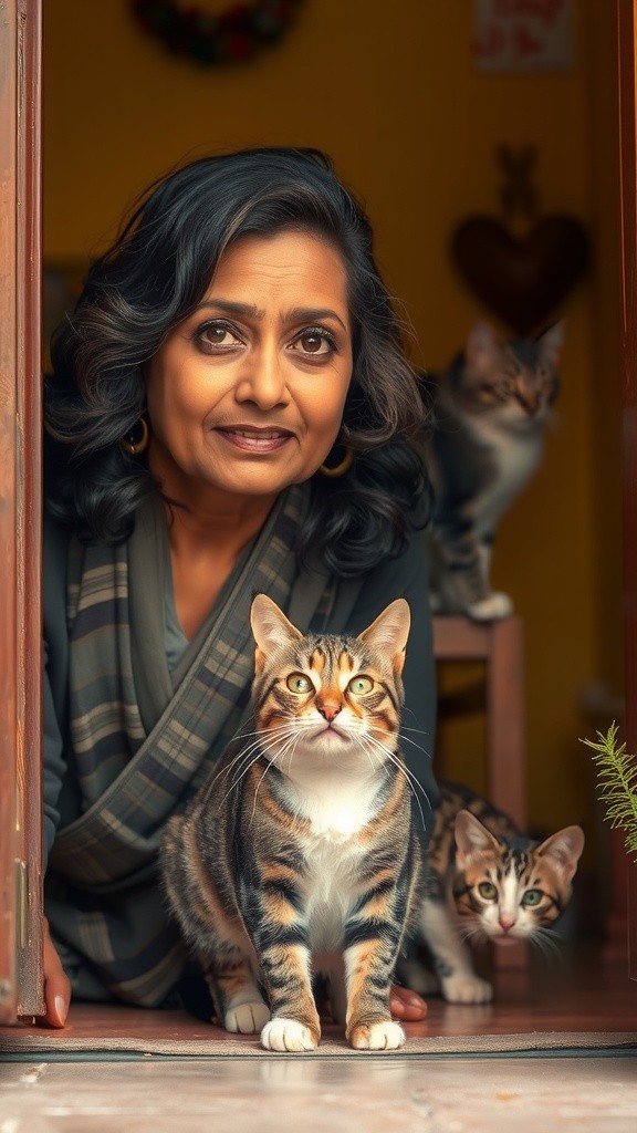 The Old Lady and the Stray Cat