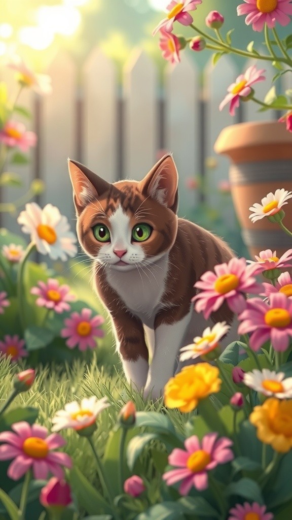 The Old Lady and the Stray Cat Family