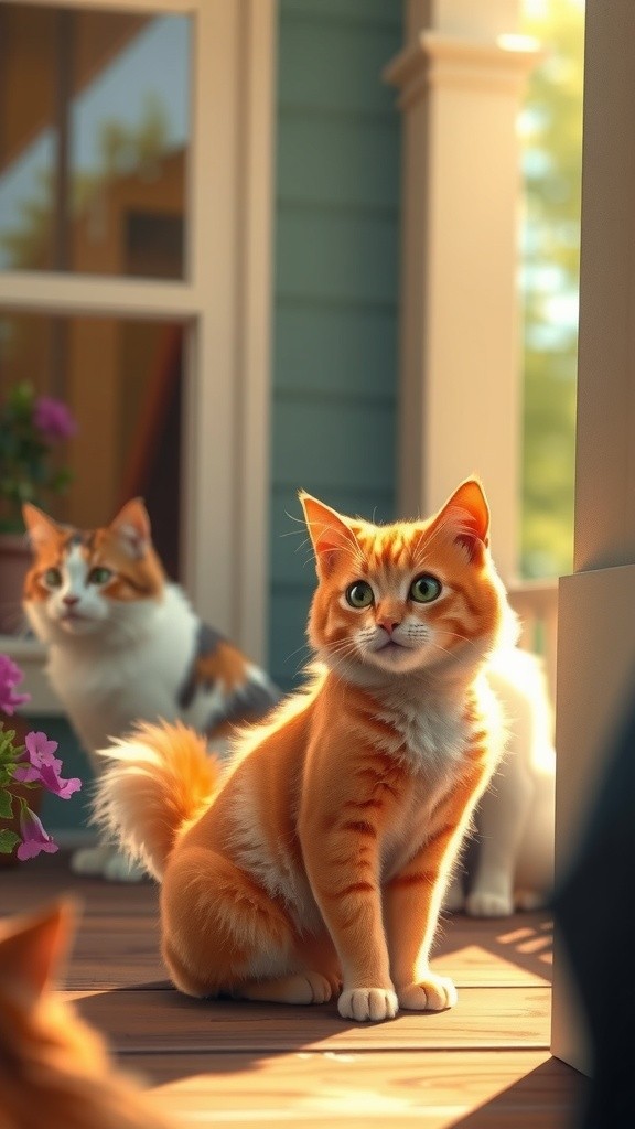 A New Beginning: The Old Lady and the Stray Cat