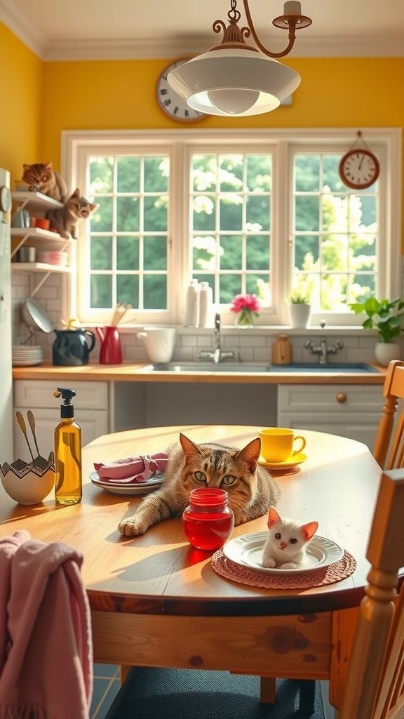 Whiskers the Culinary Cat: A Veggie Masterclass