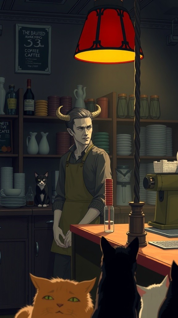 Cursed Coffee Shop Chaos: The Demonic Pumpkin Spice Latte!