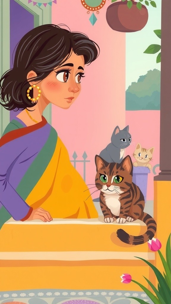 The Stray Cat and the Old Lady
