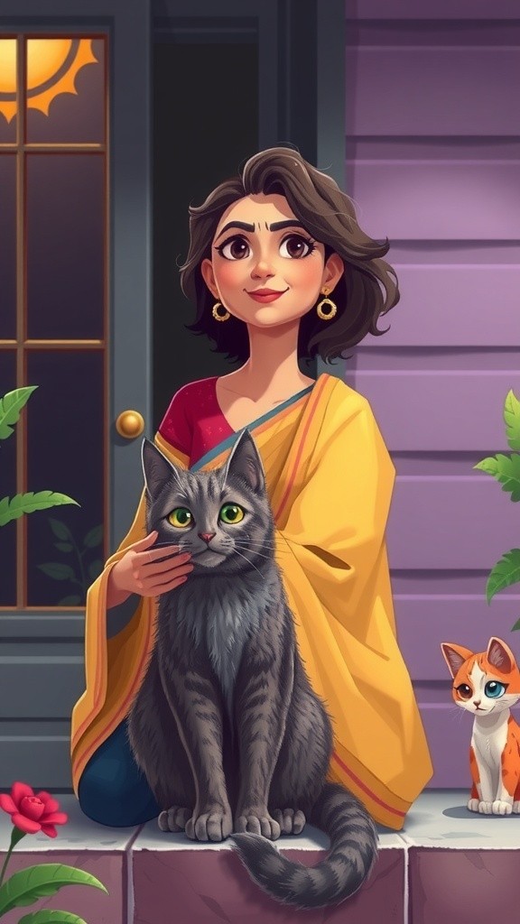 A Stray Cat's New Home