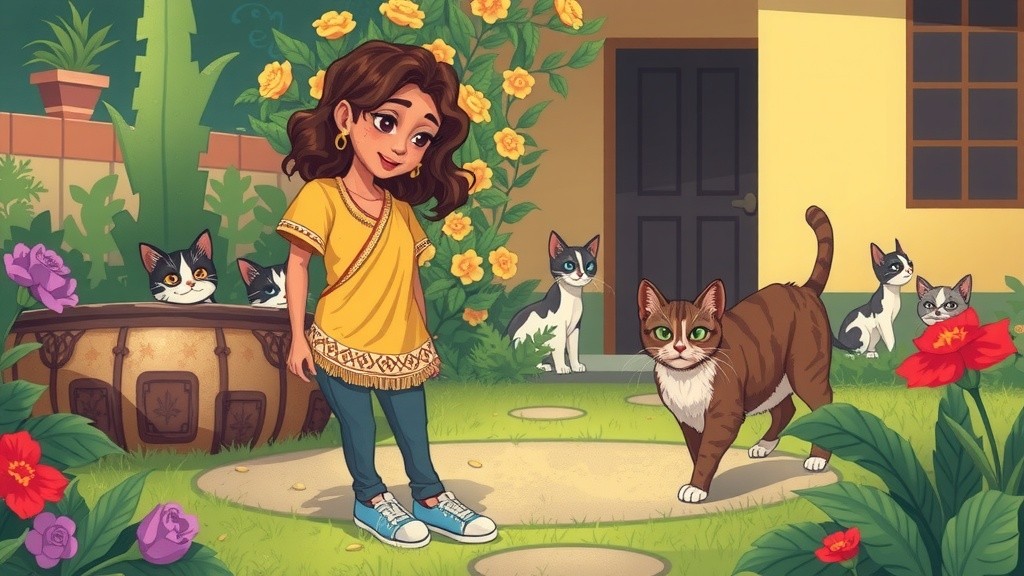 The Old Lady and the Stray Cat