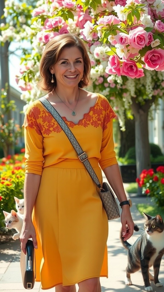 A Lady's Shopping Trip to the Local Store