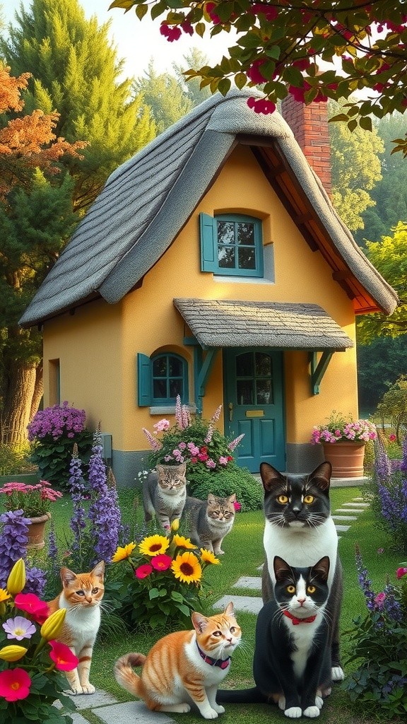A New Family: The Stray Cat and the Old Lady