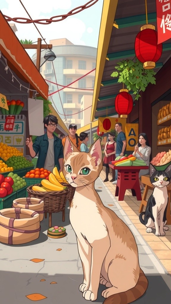 Mingming's Fish Heist for His Kittens!