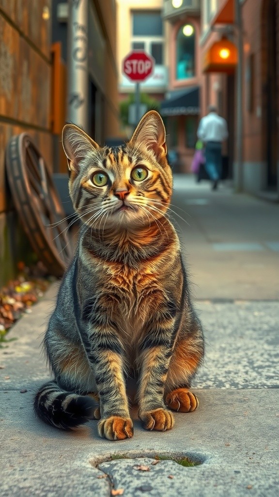 The Pregnant Stray and the Kind Gardener