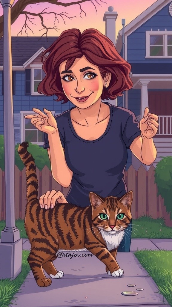 Agnes and the Stray Cat's Unexpected Gift
