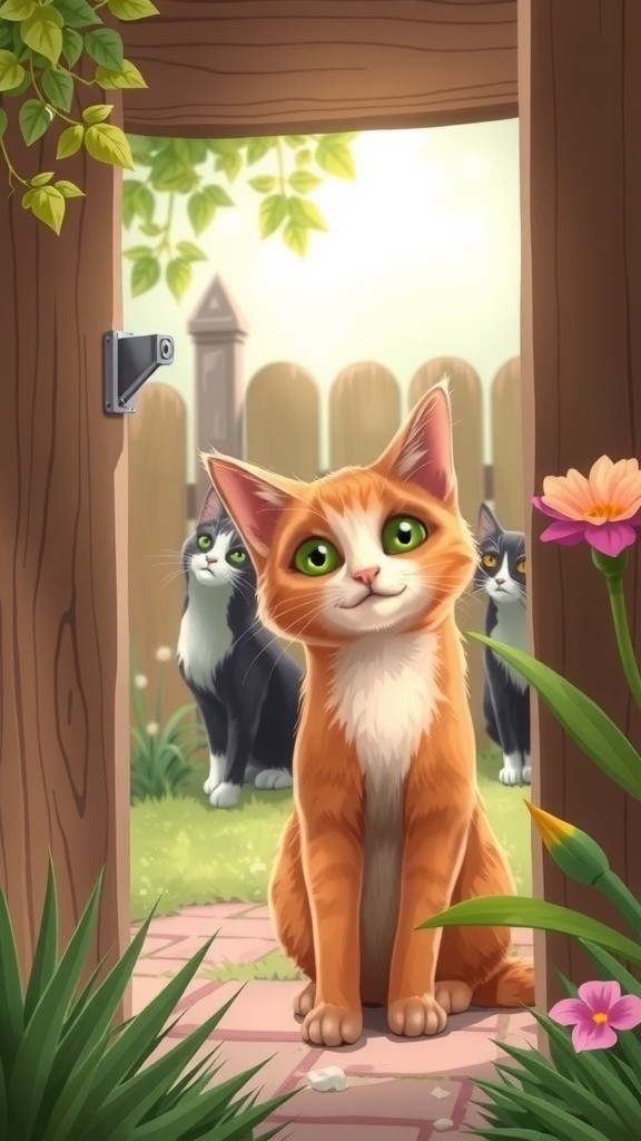 Agnes and the Stray Cat's Kittens