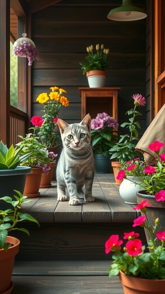The Old Lady and the Stray Cat