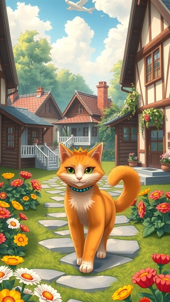 The Cat and the Crocodile: A Royal Chase!