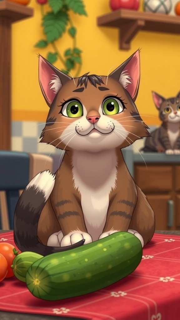 Whiskers vs. The Green Snake!