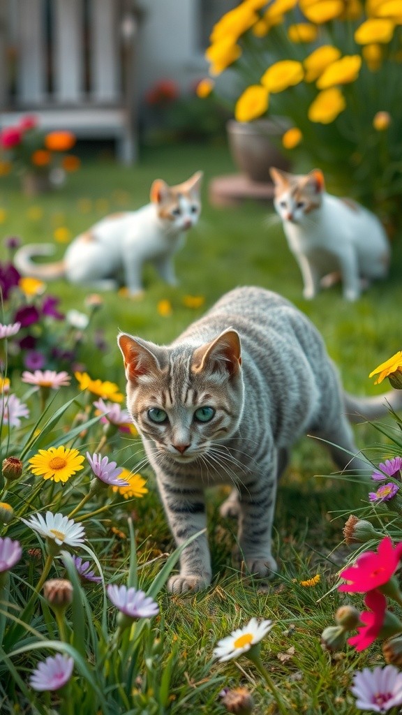 A Budding Friendship: The Stray Cat and the Old Lady