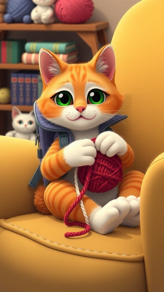 Milo the Knitting Cat: A Cozy Secret