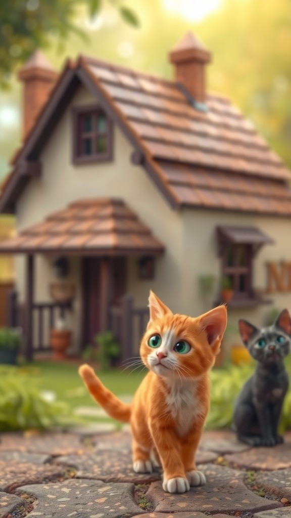 The Stray Cat and the Kind Old Lady