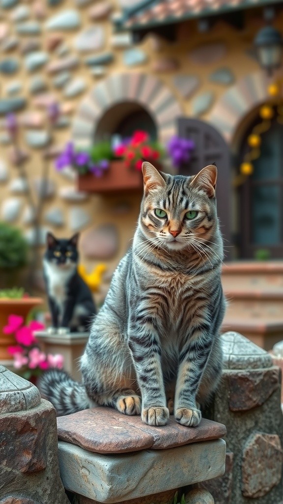 The Reluctant Friendship: An Old Lady and a Stray Cat