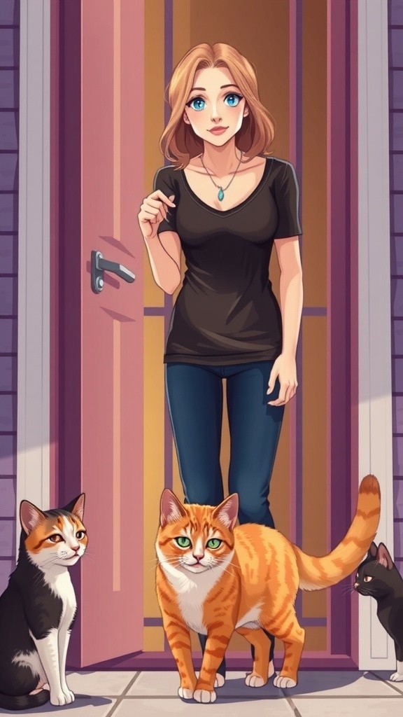 The Stray Cat and the Old Lady