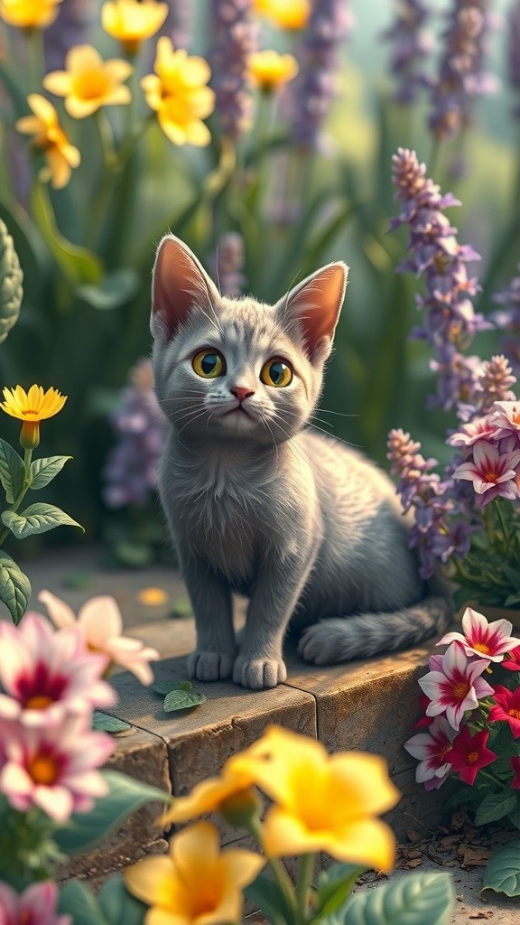 A New Friendship: The Stray Cat and the Old Lady