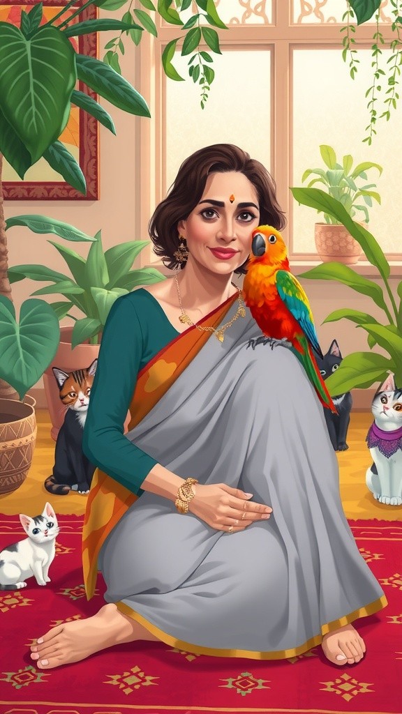 दादी बबा और मीना तोता की कहानी