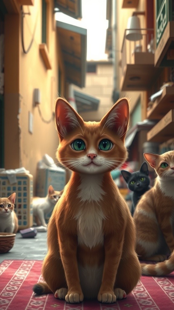 The Old Lady and the Stray Cat