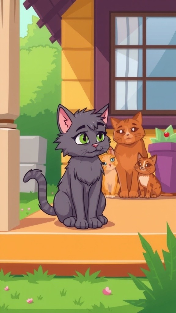 A Stray Cat's New Home