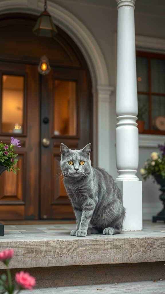 A Stray Cat's New Home